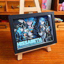 重返未来19993D立体画冷周六周边手办模玩装饰摆台手工生日礼物