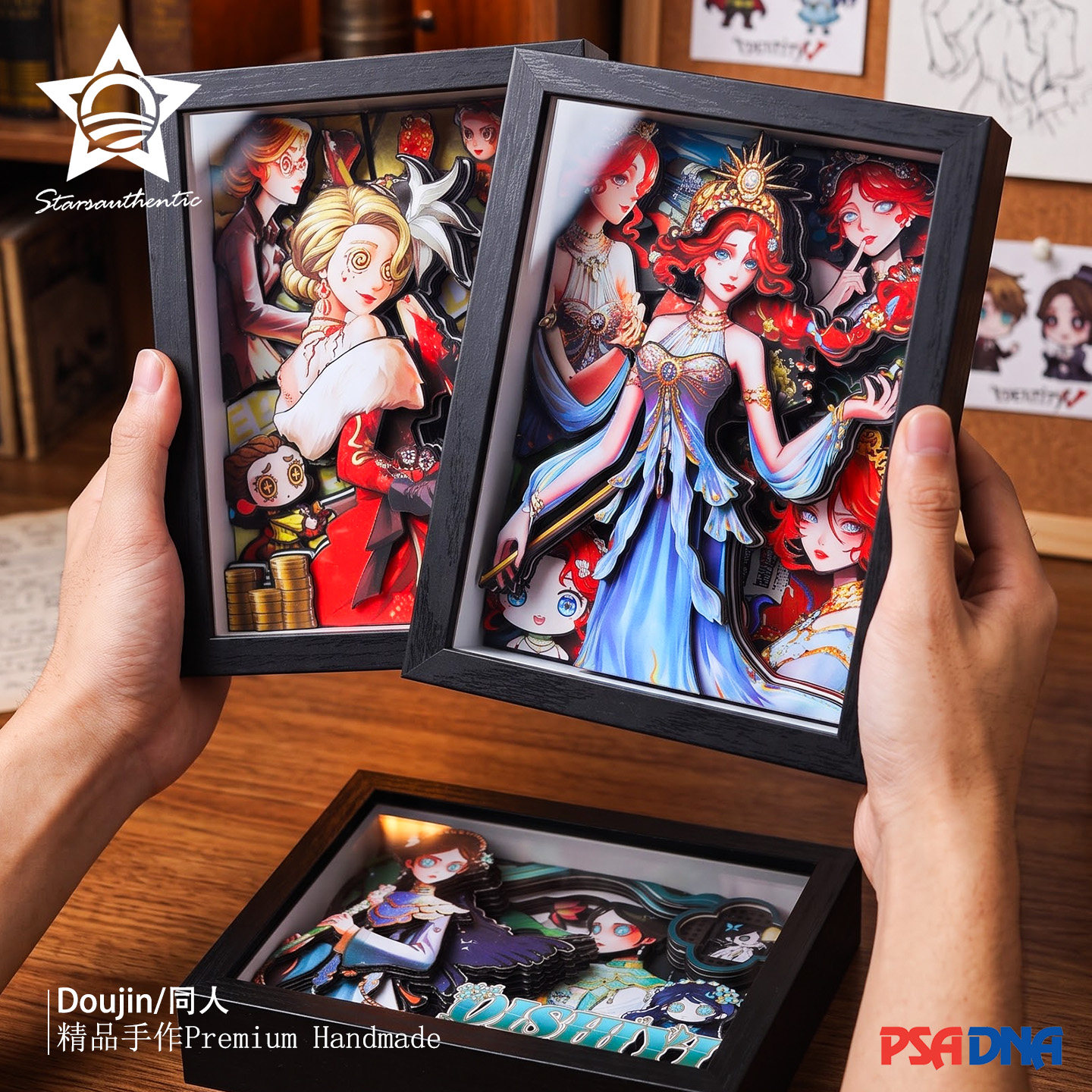 牛仔画家同人周边3D立体画礼物