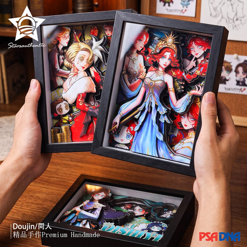 牛仔画家同人周边3D立体画礼物