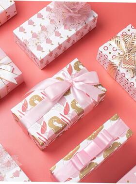 vaL4sNVCalentine gift wrapper love wrapping paper pink 礼物