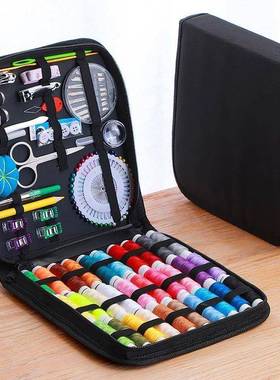 Sewing Kit Complete Set with Threads Needles Scissors Tape 0