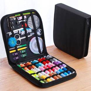 Sewing Kit Complete Set with Threads Needles Scissors Tape 0