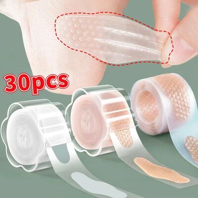 30pcs Gel Heel Protector Foot Patches Adhesive Blister Pads