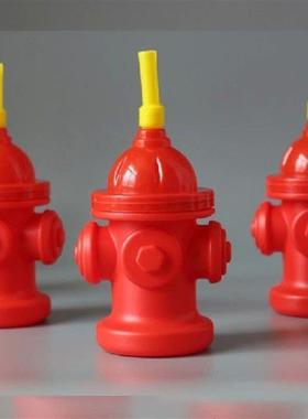 Novel Fire Hydrant Straw Cup With Lid Suitable For