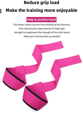 2pcs gym lifting straps weightlifting wrist weight belt