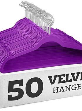Non slip velvet clothes hanger dress Coat Hanger holder rack