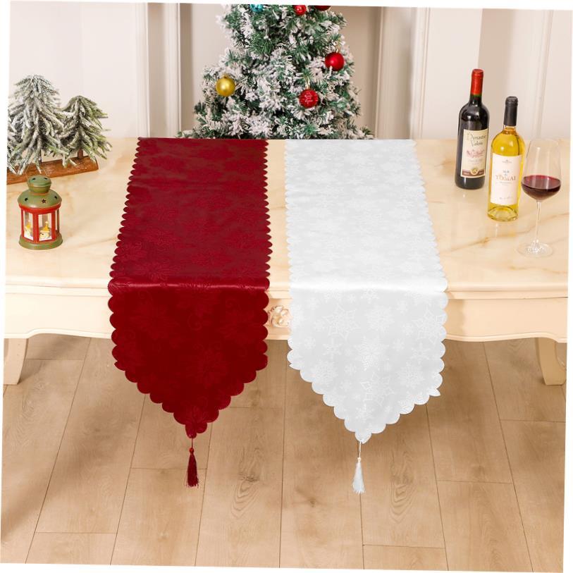 Christmas decoration jacquard table flag tea flag table mat