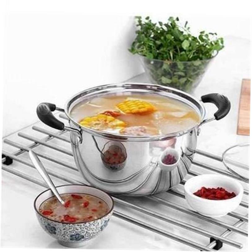 Stainls steel soup pot cooking porridge thickening s41JI2MhX