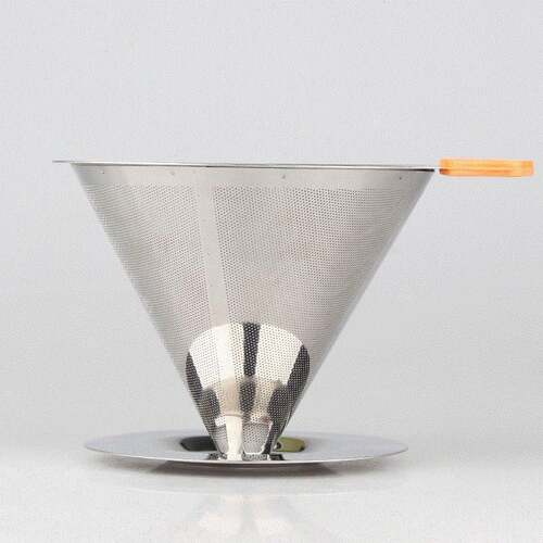 Coffee strainer 304 stainless steel hand coffee pot drip f