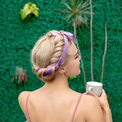 Heatless Curling Rod Headband No Heat Hair Curler Soft Lazy
