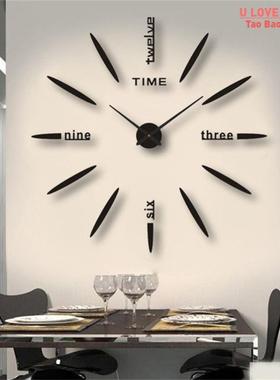 3D Luminous Wall Clock Stickers DIY Digital Clock Reloj De P