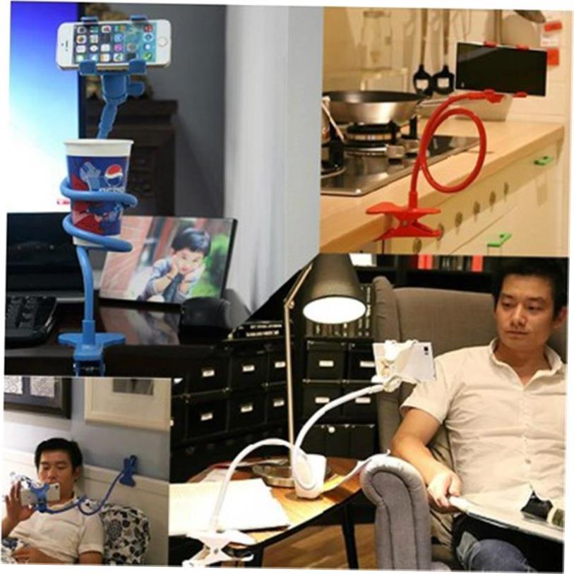 Flexible Lazy arms cell phone holder car Desktop Stand Clip6