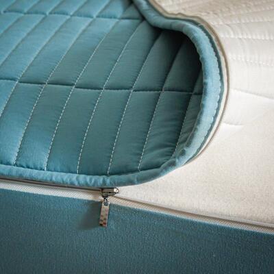 Soft Mattress Protector Topper CovYFTer Bed Fitted Sheet Zip