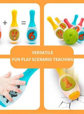 2024 Bowlng Set Educaton Toys For Kds Toddlers Anmal Num