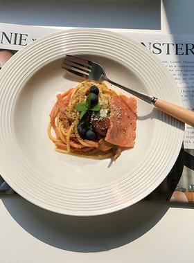 dinner plates ceramic steak plate dishes 西餐盘 western food