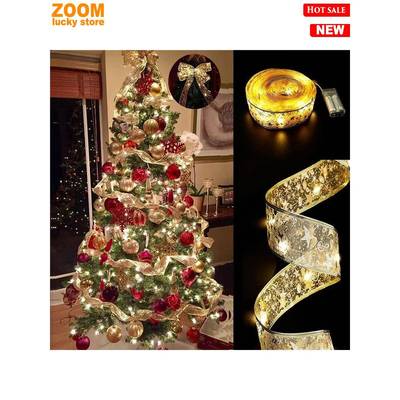 Christmas Tree Decorations String LiYTPghts 32ft Ribbon Ligh