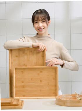 Japanese tea fruit tray bake home bamboo wooden grilled