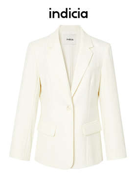 indicia标记商场同款简约长袖修身西装外套春秋女装5C309XZ457