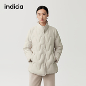 indicia标记商场同款 羽绒服女短外套F2D5YR529C 女装 25冬季 新款