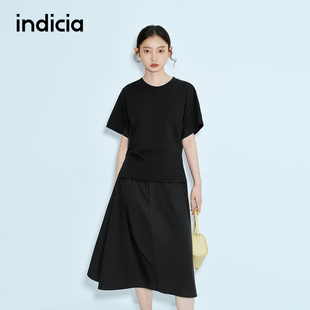indicia标记商场同款25夏新款运动风少女简约连衣裙F2B5LQ176N