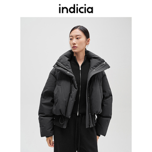 indicia标记商场同款立领短款个性羽绒服外套冬季女装F2D4YR685F