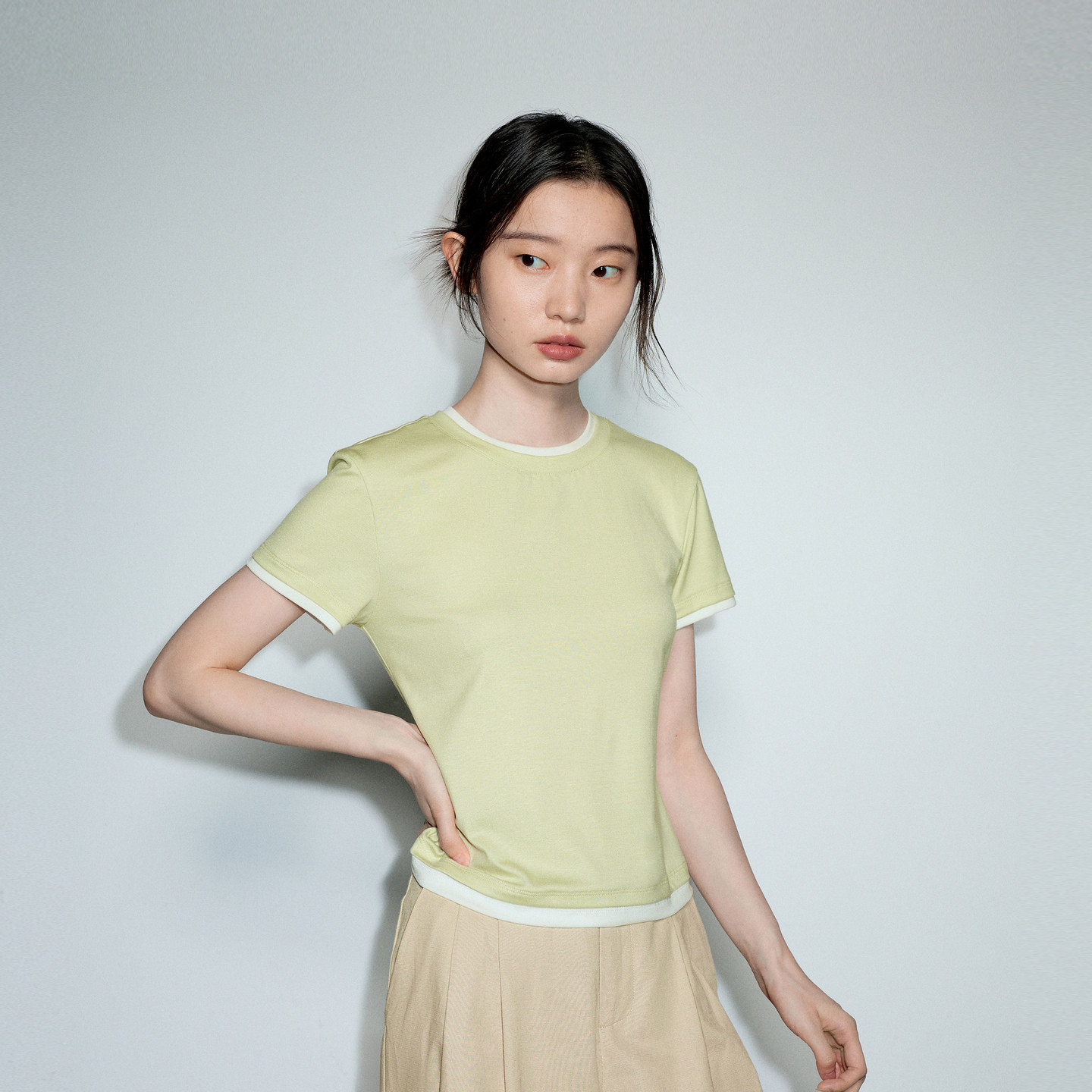 indicia标记商场同款2026夏季新款女装T恤修身上衣L2B6TX178Q