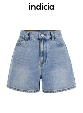 indicia标记商场同款25夏新款高街辣妹牛仔短裤港风F2B5DK254F