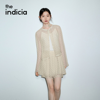 indicia标记商场同款2026夏季女装波点两件套米色套装L2B6TZ171