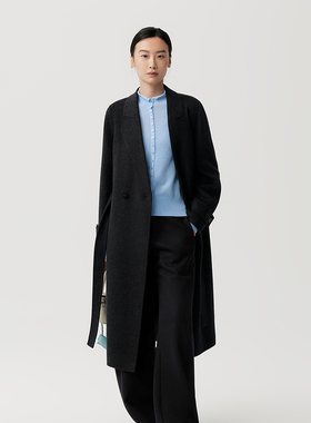 indicia标记商场同款25冬季女装羊毛羊绒大衣毛呢外套F2D5DY490C