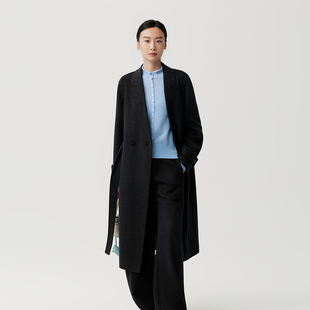 indicia标记商场同款25冬季女装羊毛羊绒大衣毛呢外套F2D5DY490C