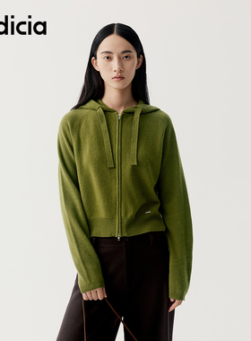 indicia标记商场同款2025秋冬新款女装羊毛针织衫开衫F2D5KS472F