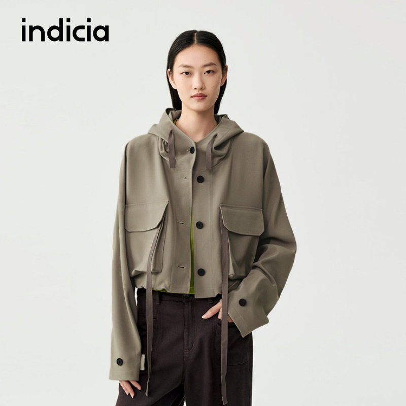 indicia标记商场同款2025秋季新款女装短款外套女F2C5WT397F