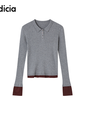 indicia标记商场同款2025秋冬新款女装针织衫F2D5ZZ396F