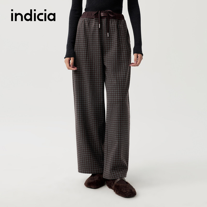 indicia标记商场同款冬季新款女装裤子休闲裤F2D5KZ640N