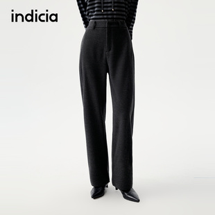 新款 女装 百搭显瘦休闲裤 弯刀裤 L2D5KZ232 香蕉裤 indicia标记25冬季