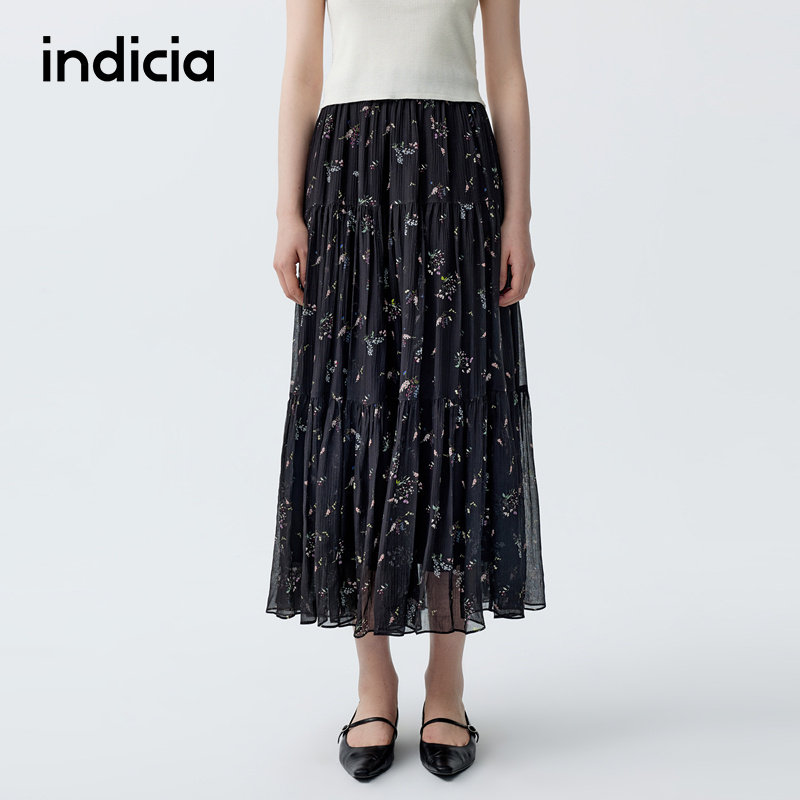 indicia标记商场同款2026春季新款时尚半身裙女装裙子F2A6QZ091C