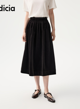 indicia标记商场同款2025秋冬季新款女装半身裙棉裙子L2D5QZ220