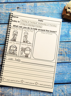 writing小学英语零基础写作启蒙入门练习题纸看图写话改句训练