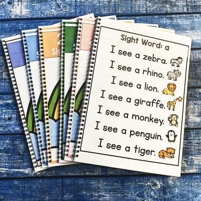 220sightword一句话阅读练习纸