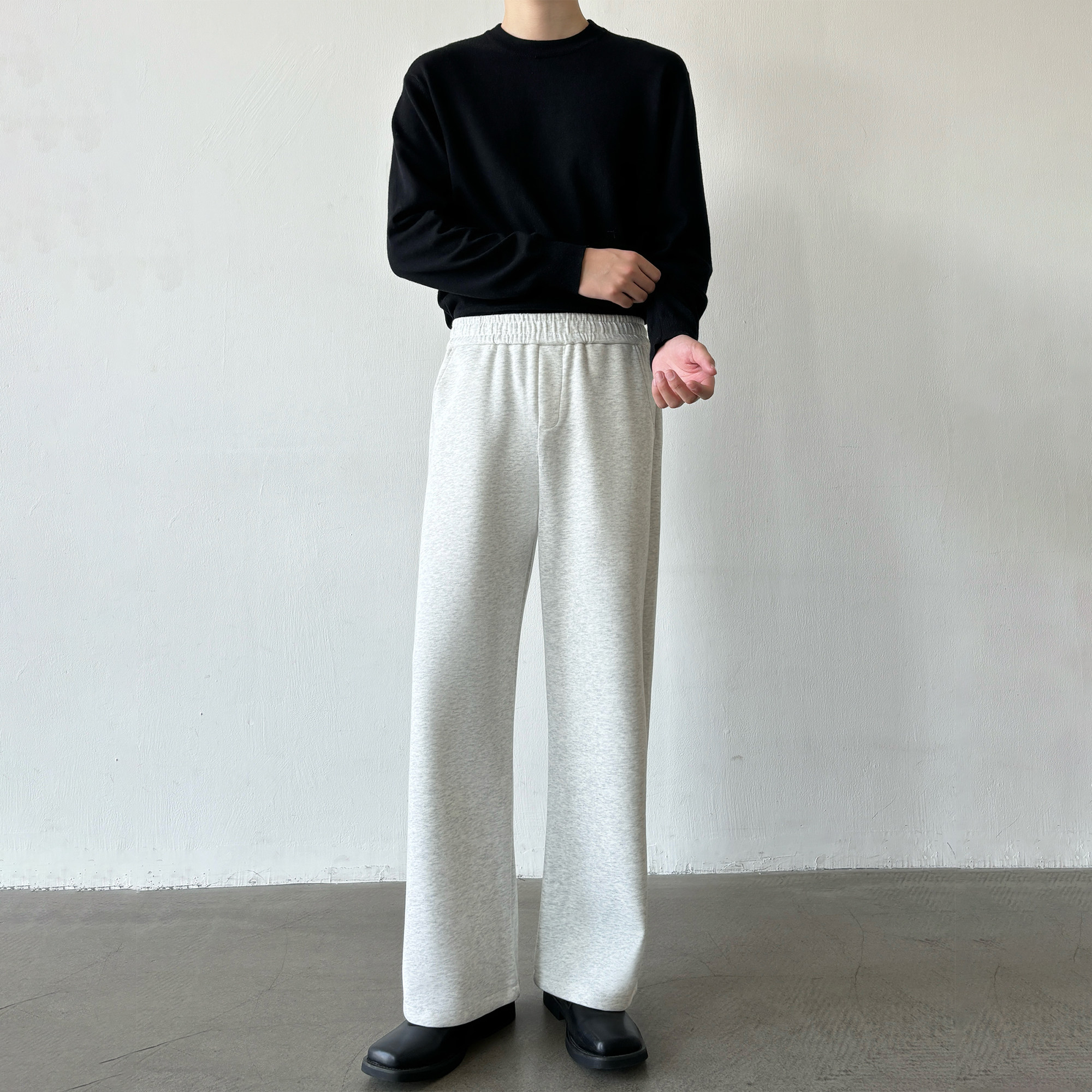 男笙【A字阔腿卫裤】春夏季高品质A字直筒宽松阔腿休闲运动卫裤男