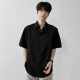 男设计感宽松休闲衬衣 短袖 男笙2026夏季 韩系轻熟风古巴领男生衬衫