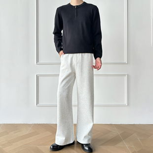 运动裤 男笙 品质宽松A字直筒阔腿休闲卫裤 春夏季 男 A字阔腿卫裤