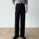 直筒休闲西裤 男笙 A字宽松阔腿西裤 春季 高品质天丝羊毛混纺