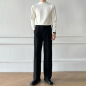 高品质直筒宽松西裤 显瘦西装 裤 男笙 款 春季 四季 百搭直筒西裤