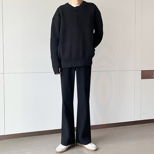 春季 男517宽松微喇叭牛仔裤 cleanfit 微喇牛仔裤 男 美式 男笙