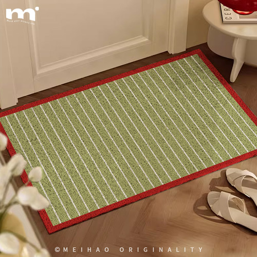 绿草地入户丝圈除尘可裁剪防滑垫