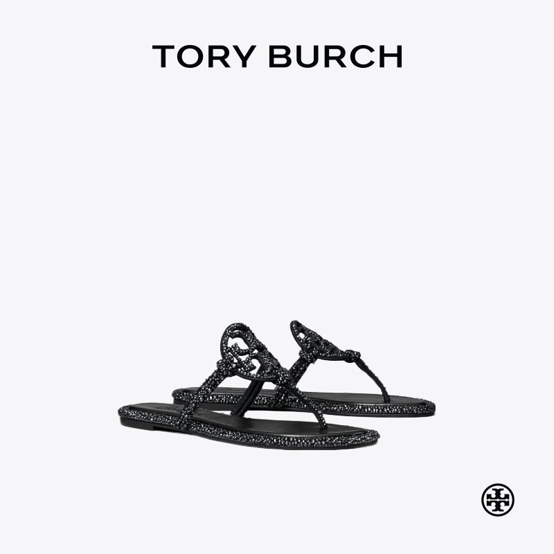 TORY BURCH x BonBon 汤丽柏琦  MILLER 仿钻装饰凉鞋女鞋 177346