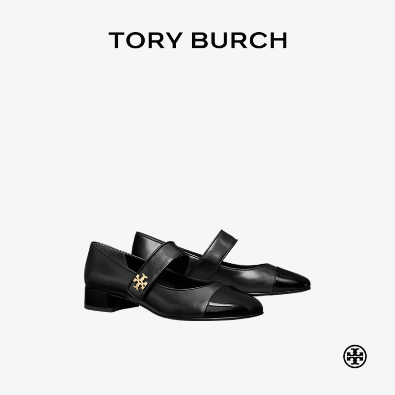 TORY BURCH 汤丽柏琦 玛丽珍带扣芭蕾舞鞋 161781