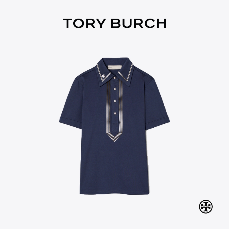 TORY BURCH 汤丽柏琦 运动系列 高尔夫短袖POLO衫 116185