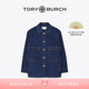 宽松复古蓝牛仔夹克外套144989 BURCH 汤丽柏琦 TORY